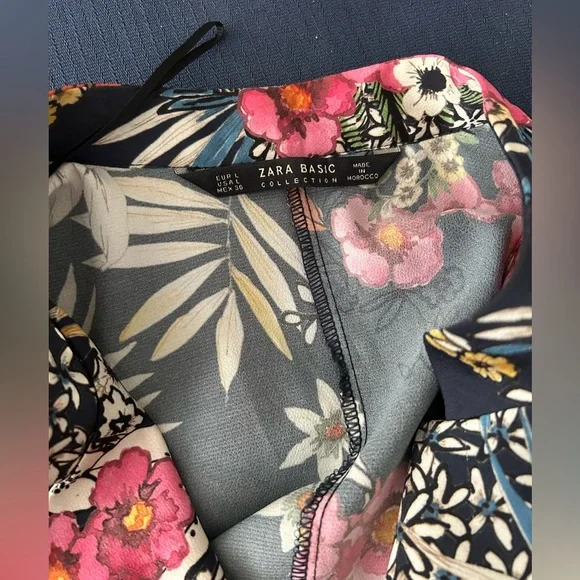 Zara Dark Floral Jumpsuit - Picture 2 of 9